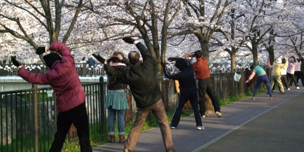 みんなでラジオ体操